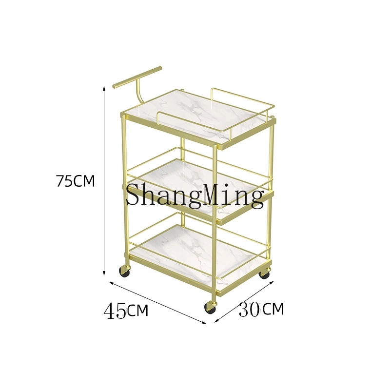 DHY high-end trolley beauty salon special rack barber shop multi-layer mobile