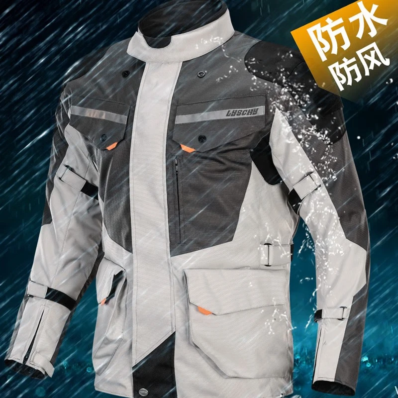 LYSCHY Motorcycle Wear Waterproof Winter Motorcycle Rally Wear Commuter Cycling Fall Jackets For Men And Women