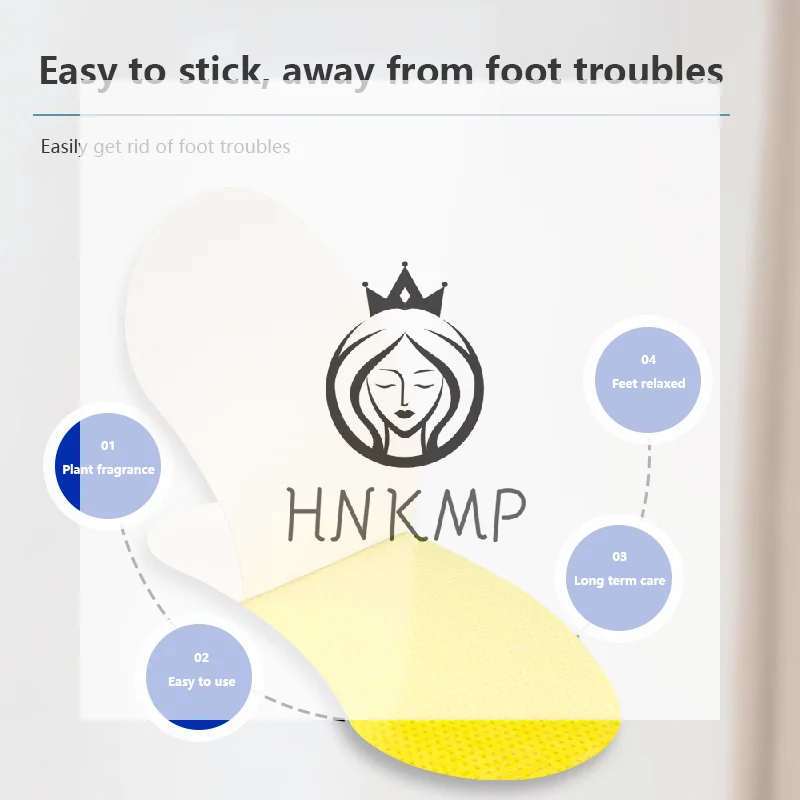 12 Pcs/Bag Shoes Odor Remover Deodorant Patch Lemon Scent Foot Soothing Sweat-absorbing Insoles Stickers Antibacterial Foot Care