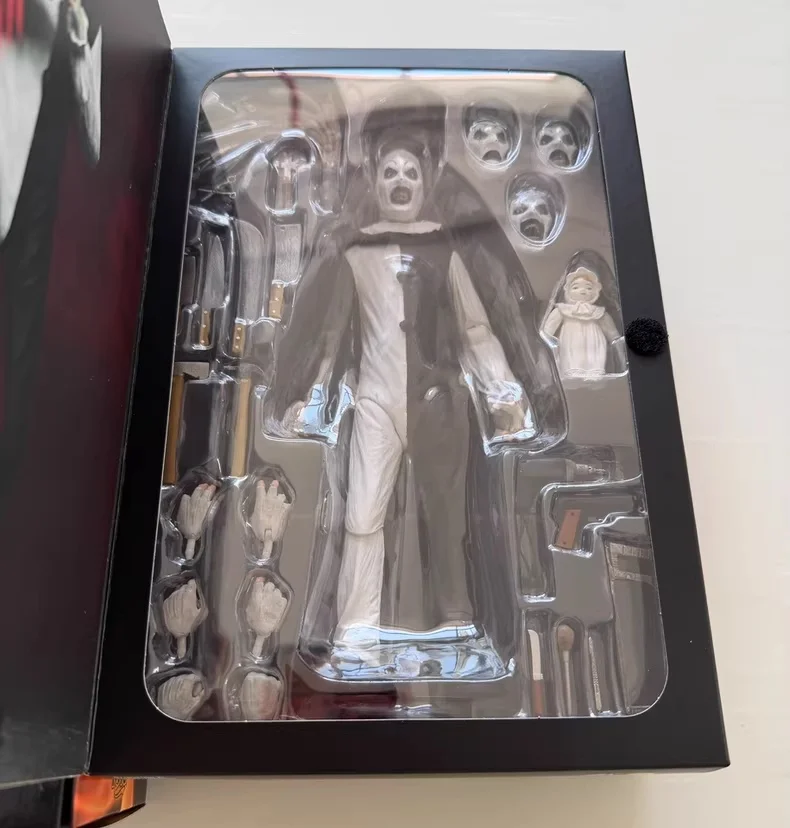 NECA 45251 7 بوصة عمل الشكل الرعب مهرج شخصية الفيلم الكلاسيكي مستوحاة تحصيل لعبة مجسمة لمحبي الكبار