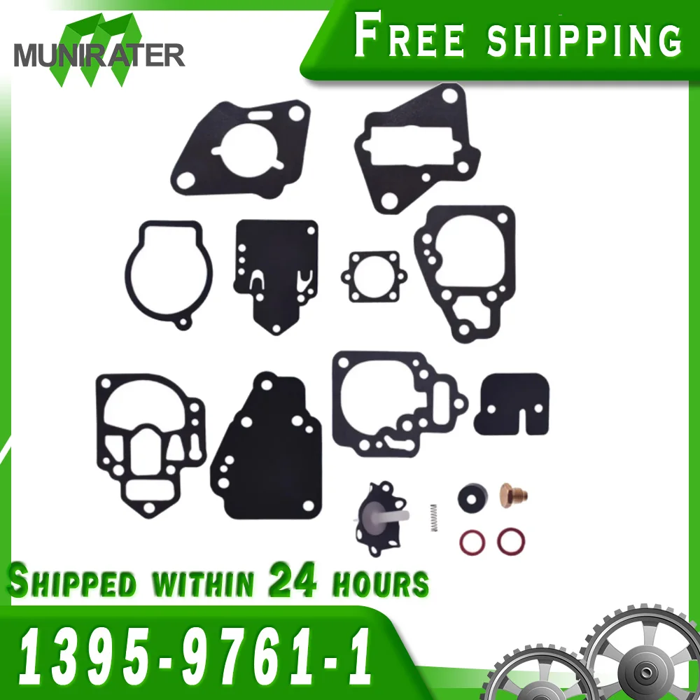 

1395-9761-1 FOR Mercury Mariner 15 18 20 25 Hp With Carburetor Repair Kit