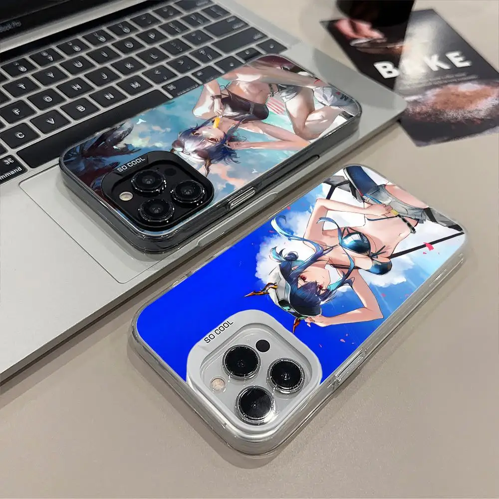 

Чехол для мобильного телефона Arknights Chen для iPhone 17, 16, 15, 14, 13, 12, 11 X XR XS 8 7 Pro Max Plus, полупрозрачный цветной защитный красивый