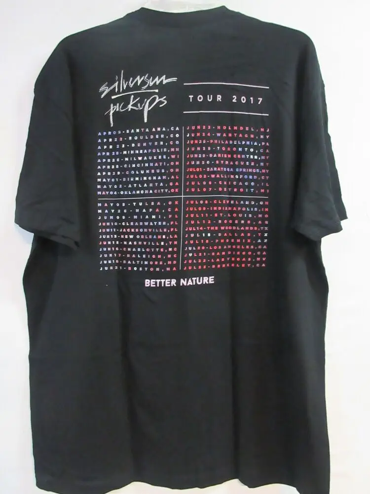 SILVERSUN PICKUPS OFFICIAL MERCH 2017 BAND CONCERT MUSIC T-SHIRT EXTRA LARGE