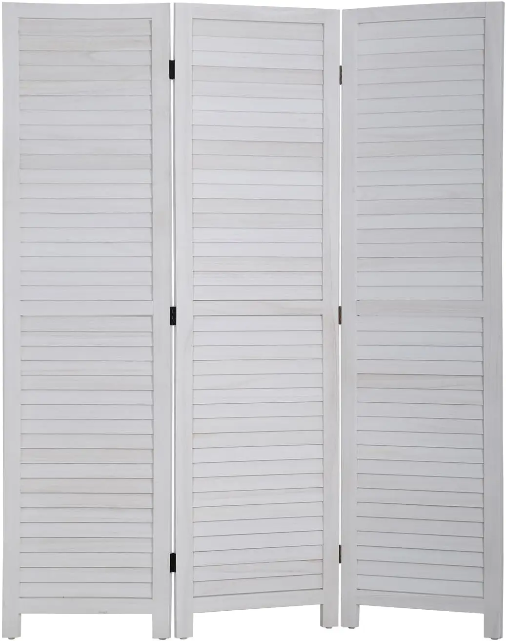 

3 Panels Room Divider 5.75 Ft Rustic Wood Privacy Screens Folding Portable Partition Screen Freestanding Wall Home Furni