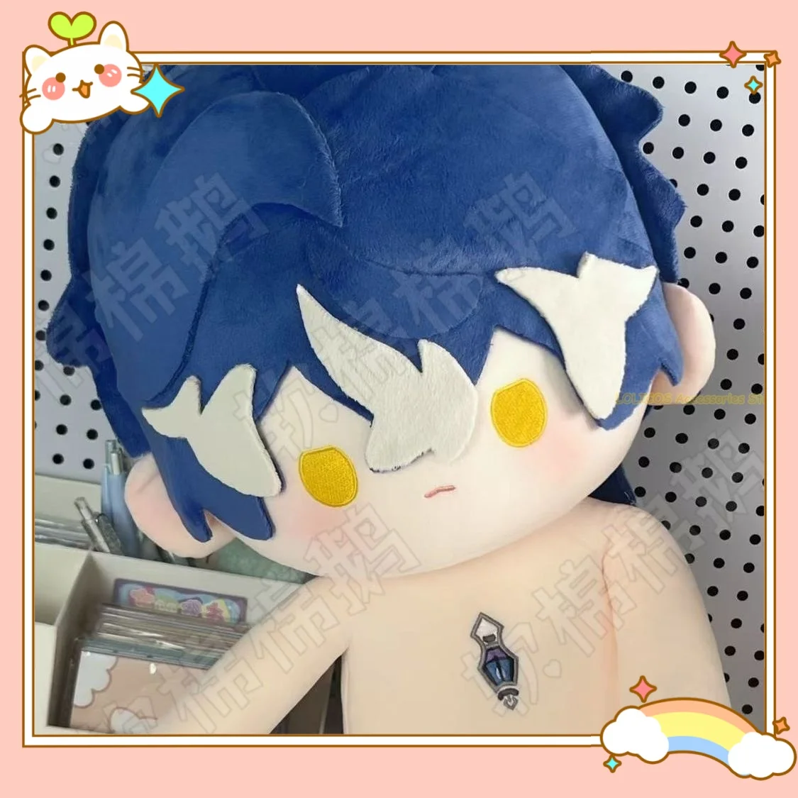 

Красивый мальчик Kyryll Chudomirovich Flins, милая мягкая сидячая фигурка, модель подушки, косплей, 40 см, украшение в стиле аниме с героями мультфильмов, рождественские подарки