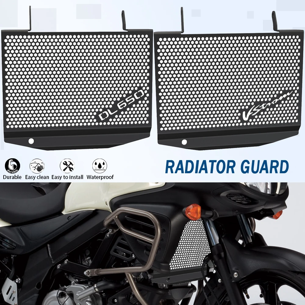 DL650 ABS For Suzuki v-strom 650/ Vstrom 650 DL 650 2012-2023 2022 2021 2020 2019 2018 Radiator Grille Guard Protector Cover