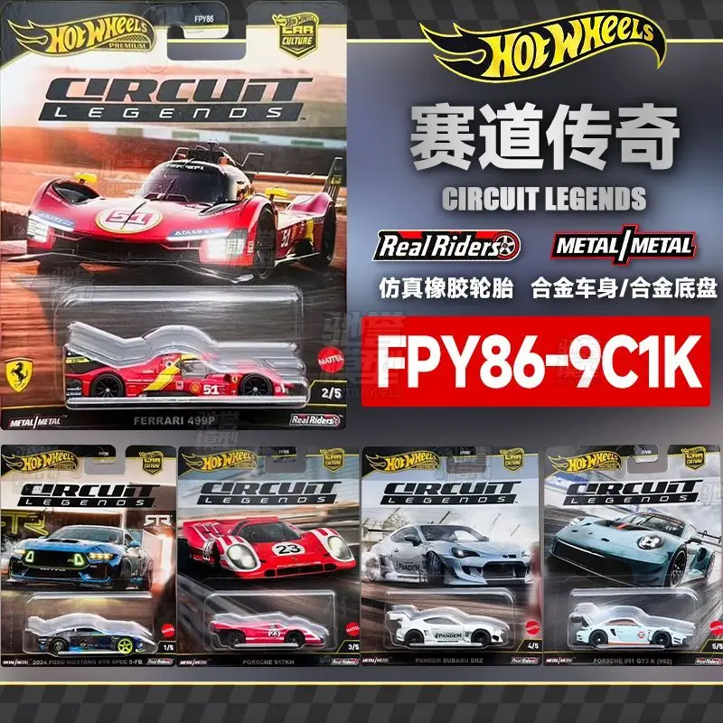 

Hot Wheels 2025 Car Model Car Culture Series European Speed FPY86 Ferrari 499P Porsche Ford Collection Alloy Car Custom Toy Gift