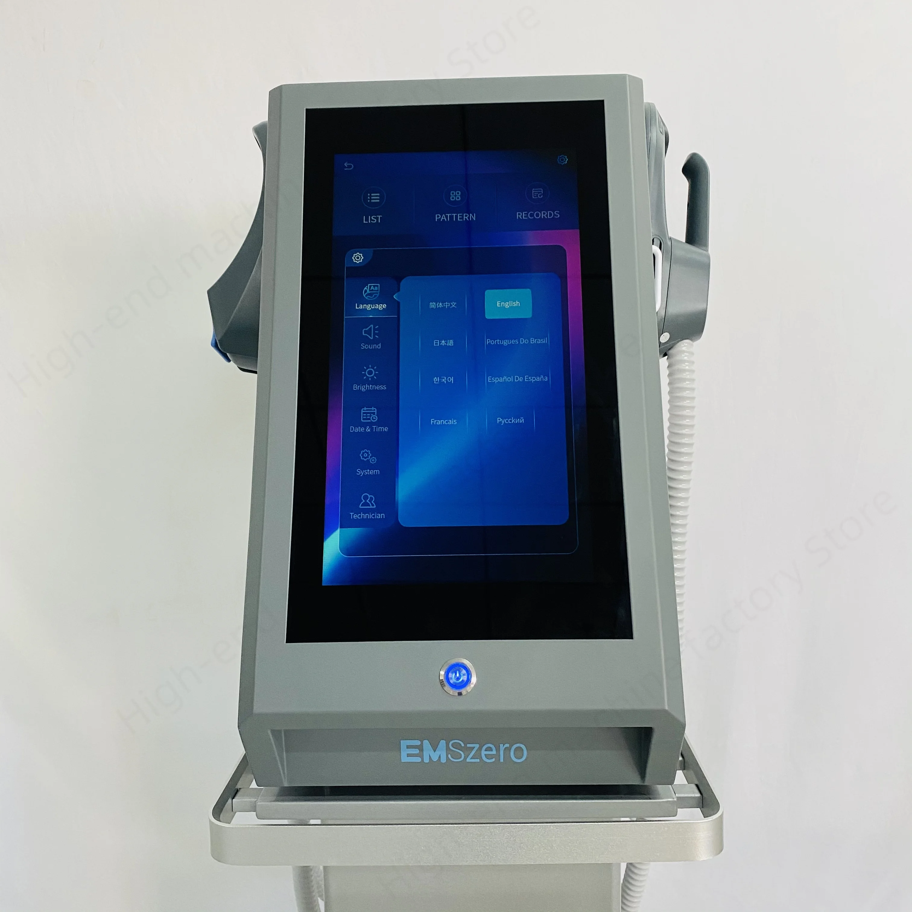 EMSzero 6500w NEO RF آلة نحت الجسم EMS Zero 15 Tesla HIEMT 5 مقبض