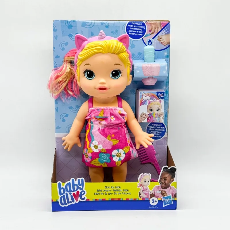 

Hasbro Baby Alive Figure Nail Polish Cartoon Doll Pretend Play Toy