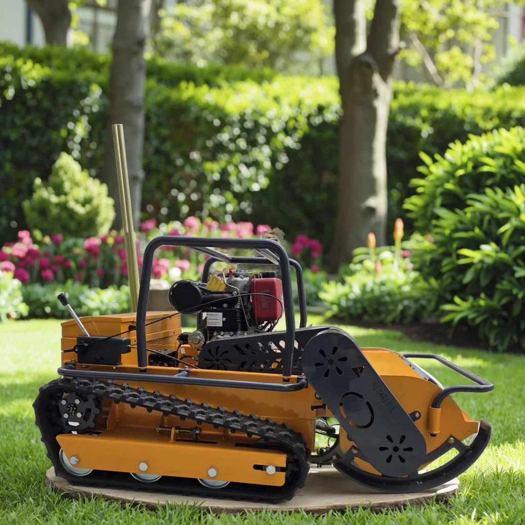 Hot selling model made in China 500mm800mm1000mm1200mmDiesel flail type intelligent remote control lawn mower