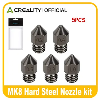 Creality 5個裝硬化鋼MK8噴嘴 0.4mm 熱端擠出機全金屬噴嘴,適用於CR-10/Ender 3/Ender 3S/5/6 3D列印機 1.75mm 10 最佳銷售 mk8 熱端 - №7