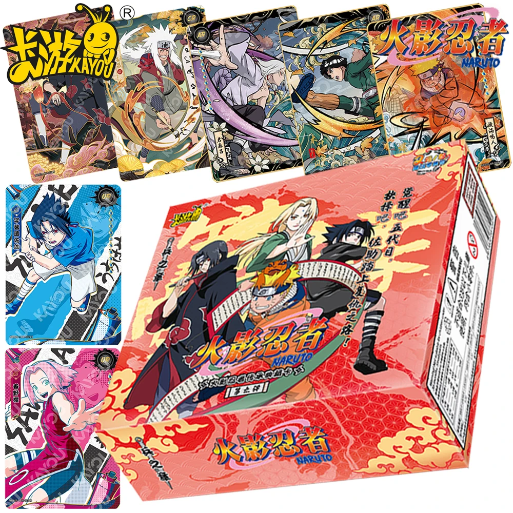 

KAYOU Original Naruto Card Fantasy Action Hot Blood Anime Limited Edition Card Peripheral for Friends' Holiday Party Gifts Toys