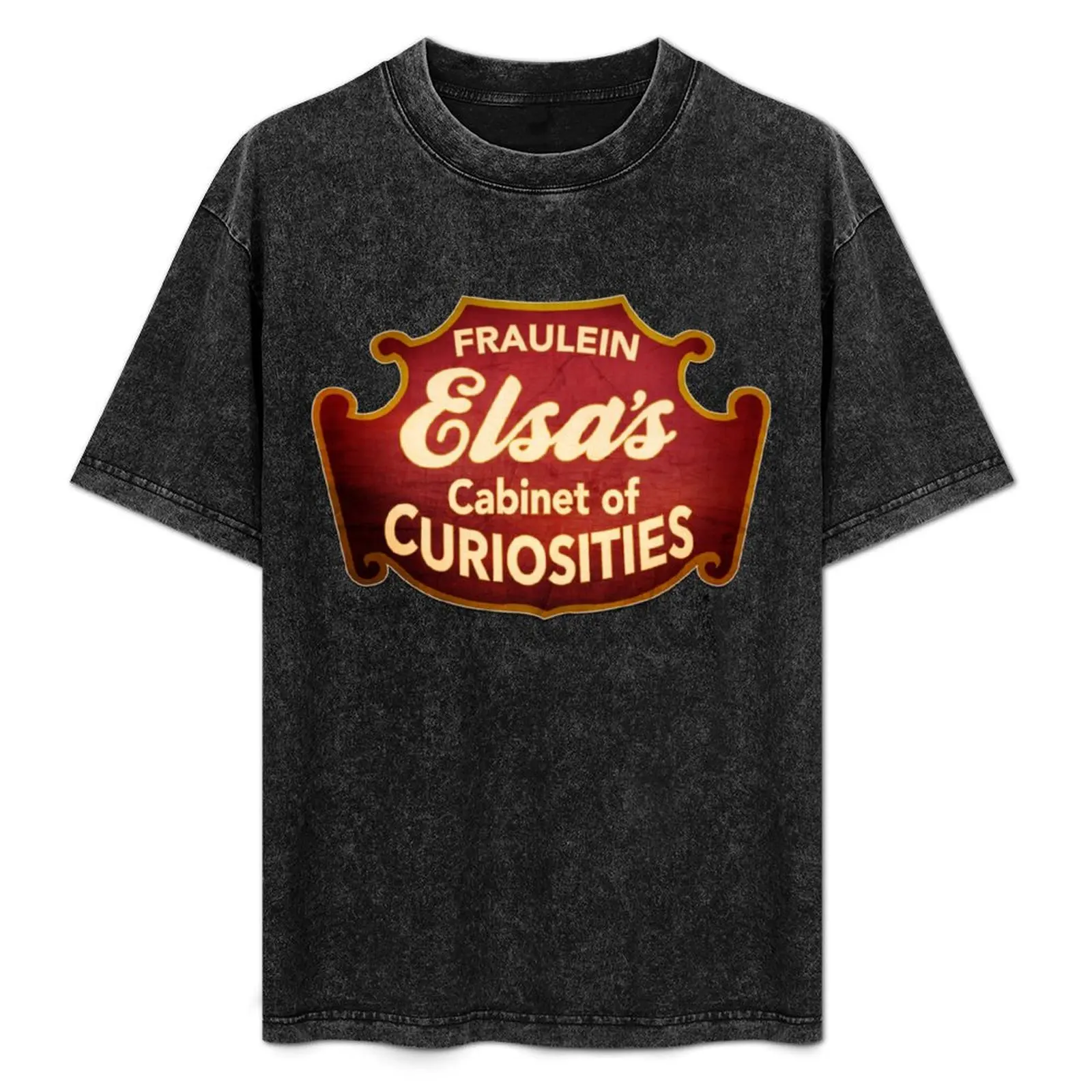 

Fraulein Elsa_s Cabinet of Curiosities T-Shirt Big Size Simple T-Shirt