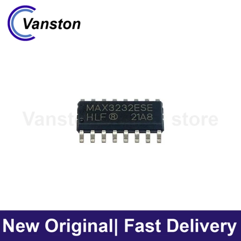 5pcs MAX3232ESE+T MAX3232ESE RS232 Transceiver Chip Package SOP-16 New and Original