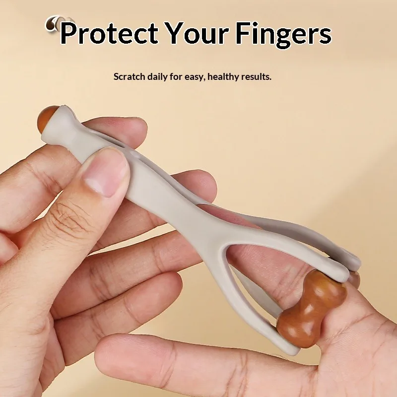 1 piece of finger double-sided roller massager, deep acupoint pressing fingers, can relieve carpal tunnel syndrome and flexor tendon pain, dredge finger meridians, the best gifts for Mother's Day and Father's Day