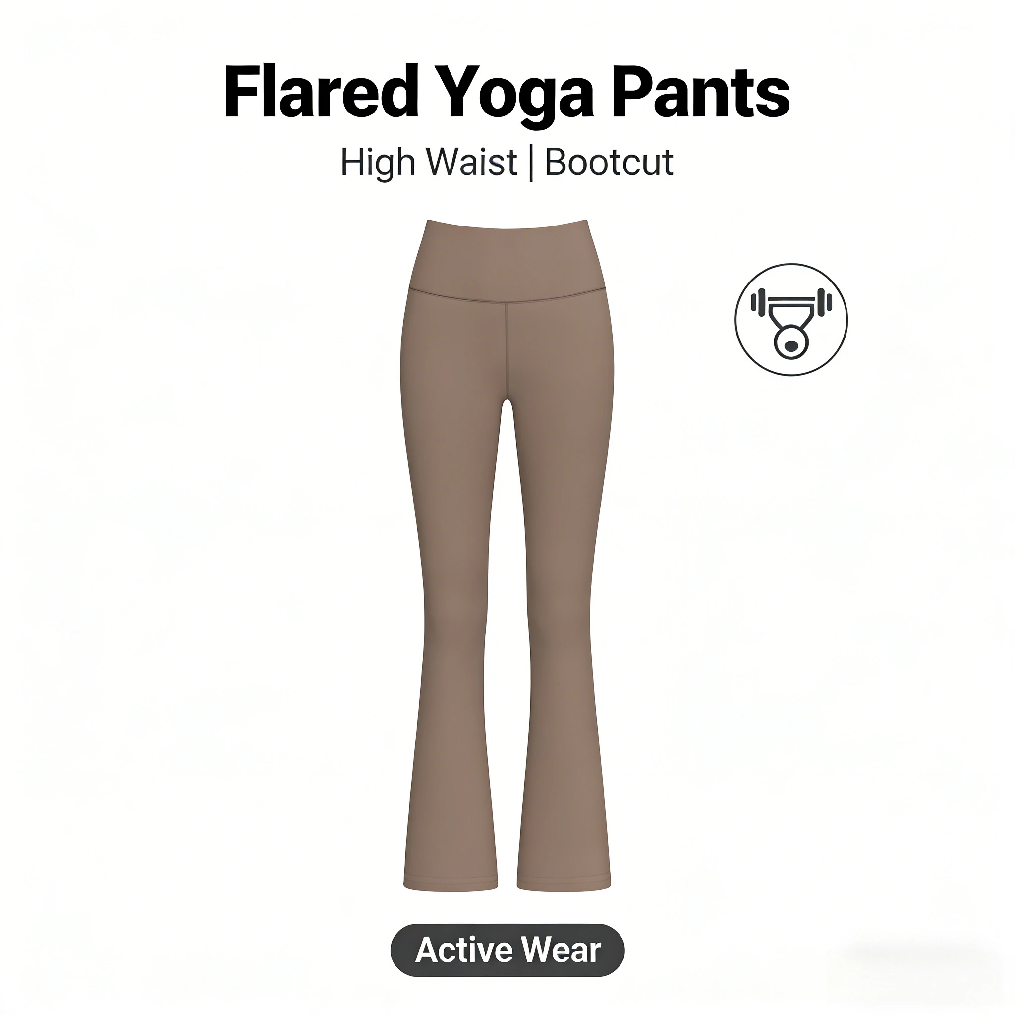 

Расклешенные брюки с высокой талией, брюки для йоги, спортивные брюки для фитнеса, пилатеса, женские брюки