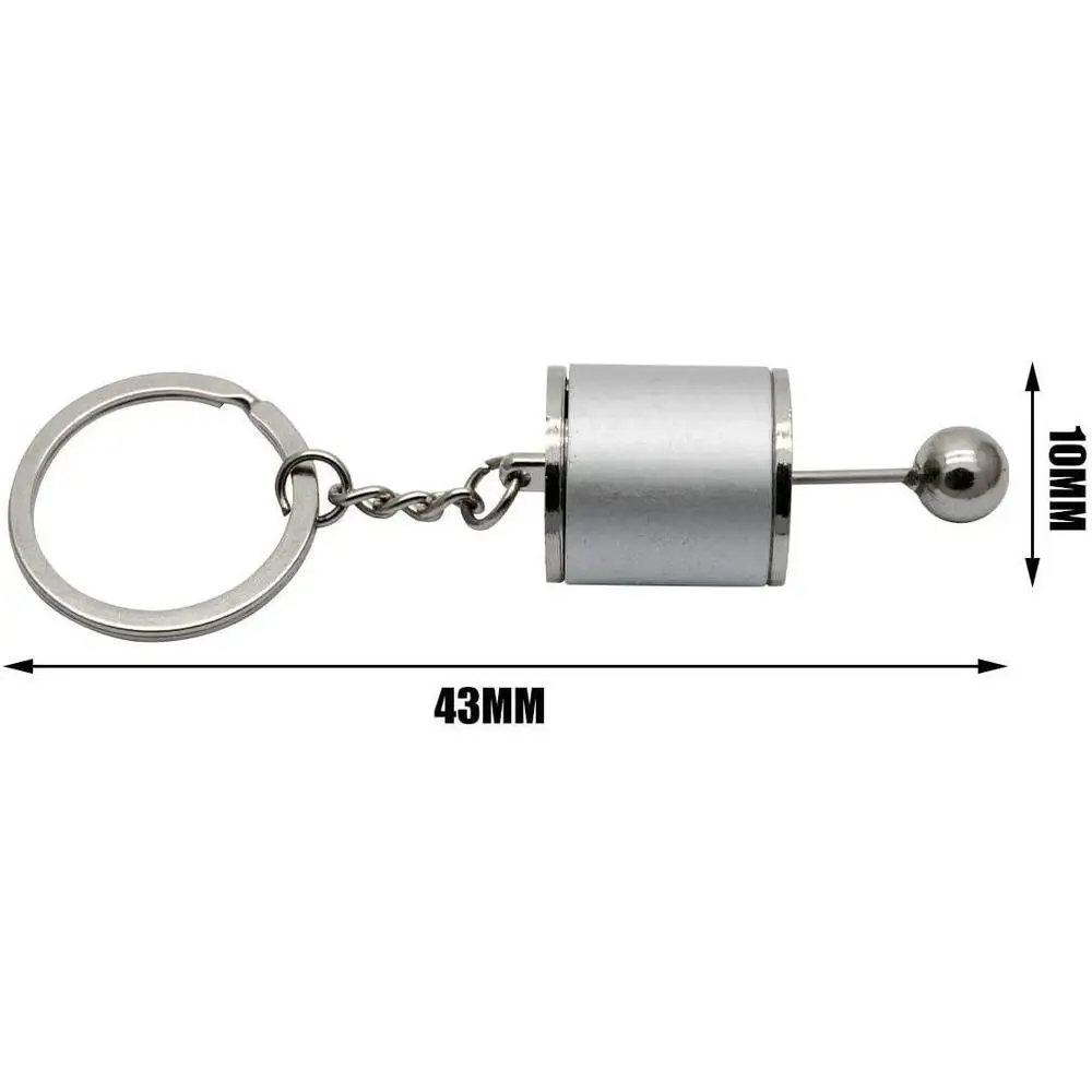 

Creative Auto Part Model Gear Box Keychain Six-Speed Manual Transmission Shift Lever Keyring Key Chain Ring Keyfob Universal