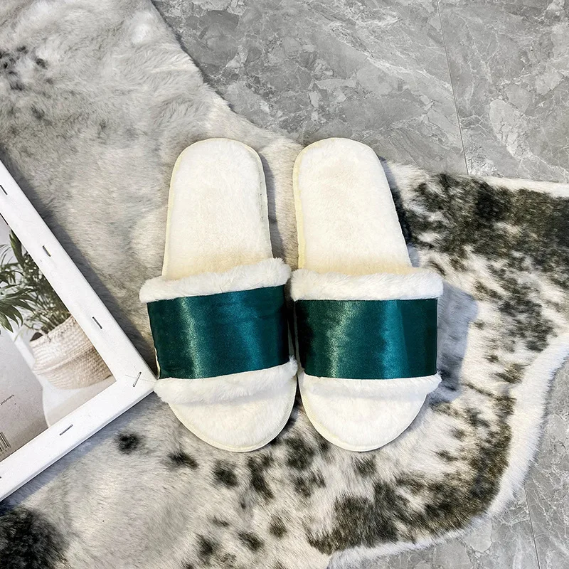 شباشب واسعة جدًا مقاس 36-43 أحذية منزلية قطيفة غامضة للاستخدام الداخلي والخارجي مع نعل سميك وتصميم مفتوح من الأمام ودفء شتوي مريح