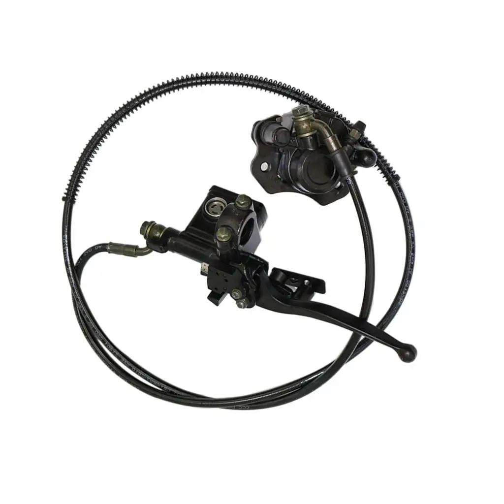 ATV Rear Brake Assembly 22mm Handlebar Mount Caliper Parts Kit for 50cc 125cc Quad Bike
