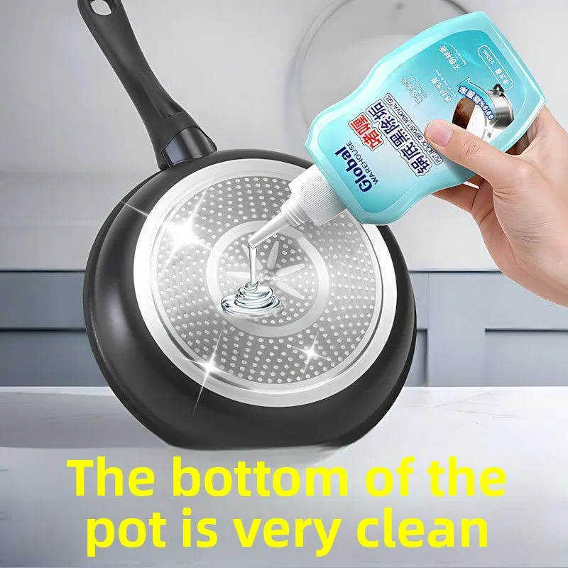 Multi functional kitchen pot bottom black scale cleaner, powerful stain remover, pot bottom gel, descaling tool