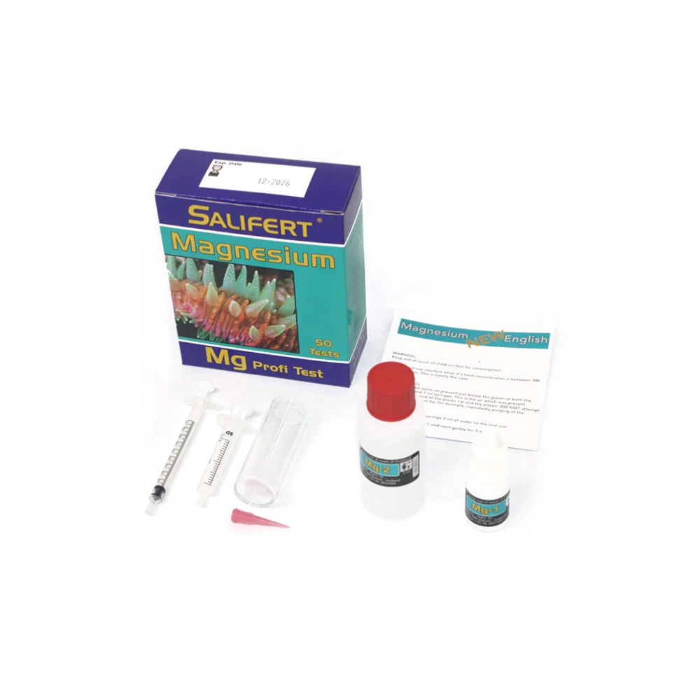 Salifert Niederländische Marke Aquarium-Wassertestkit, Professionelles Fischbecken-Wasserqualitätstest-Reagenz für PH, Ammoniak, Nitrit, Härte – Detail 5