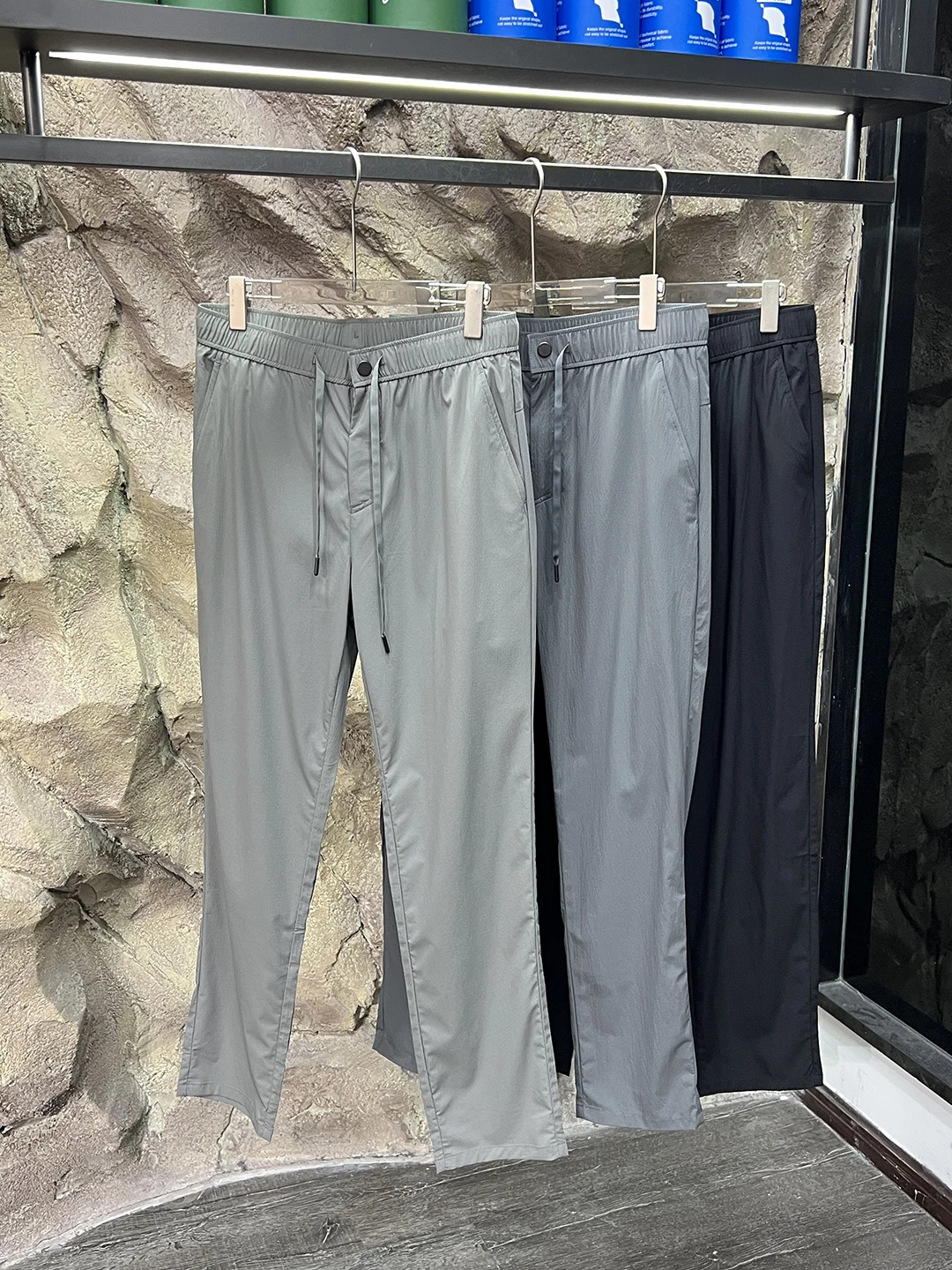 شعور رائع فقاعة النسيج عارضة السراويل تنفس Busin الراقية الربيع الصيف وصول جديد فضفاض صالح مستقيم الساق السراويل