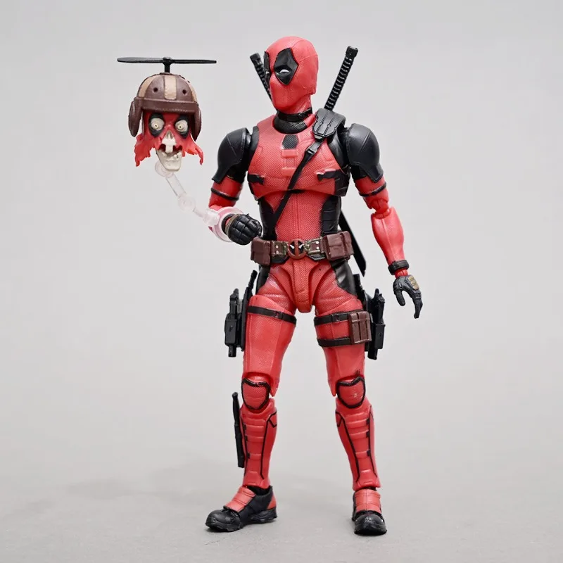 Figuras de Anime Deadpool de 18cm, versión de película x-men Deadpool Wolverine, figura de acción de PVC, modelo de colección móvil, juguete, regalo de cumpleaños