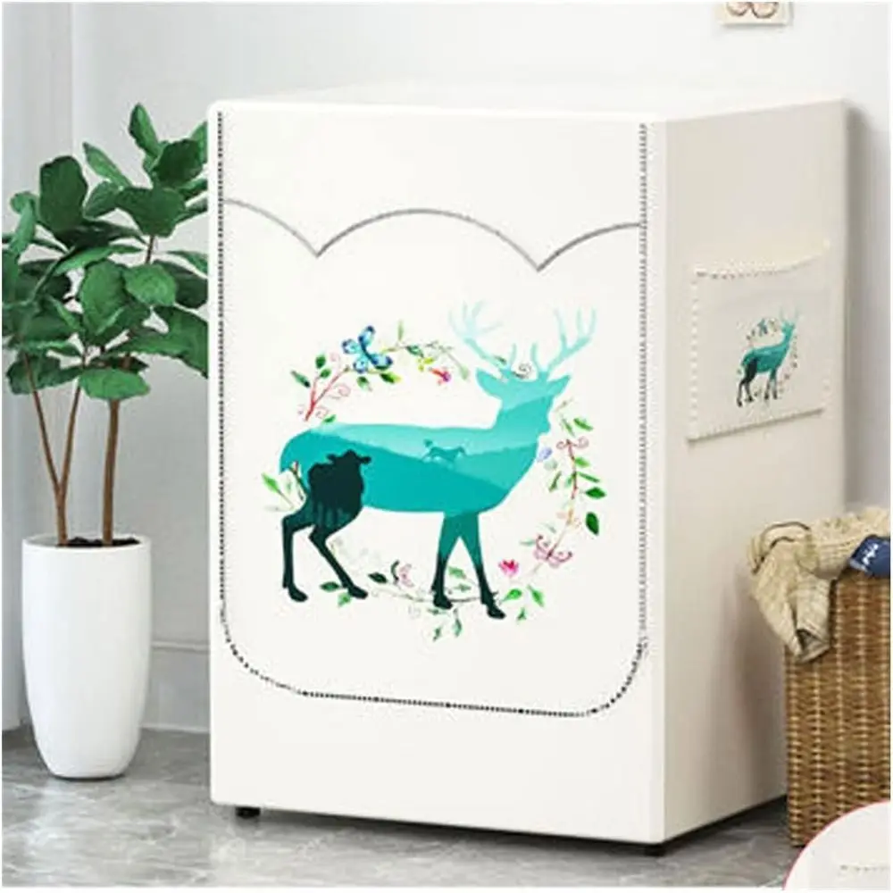 

Чехол для стиральной машины Чехол для сушильной машины Ткань с серебряным покрытием Солнцезащитный чехол для стиральной машины с фронтальной загрузкой Водонепроницаемый