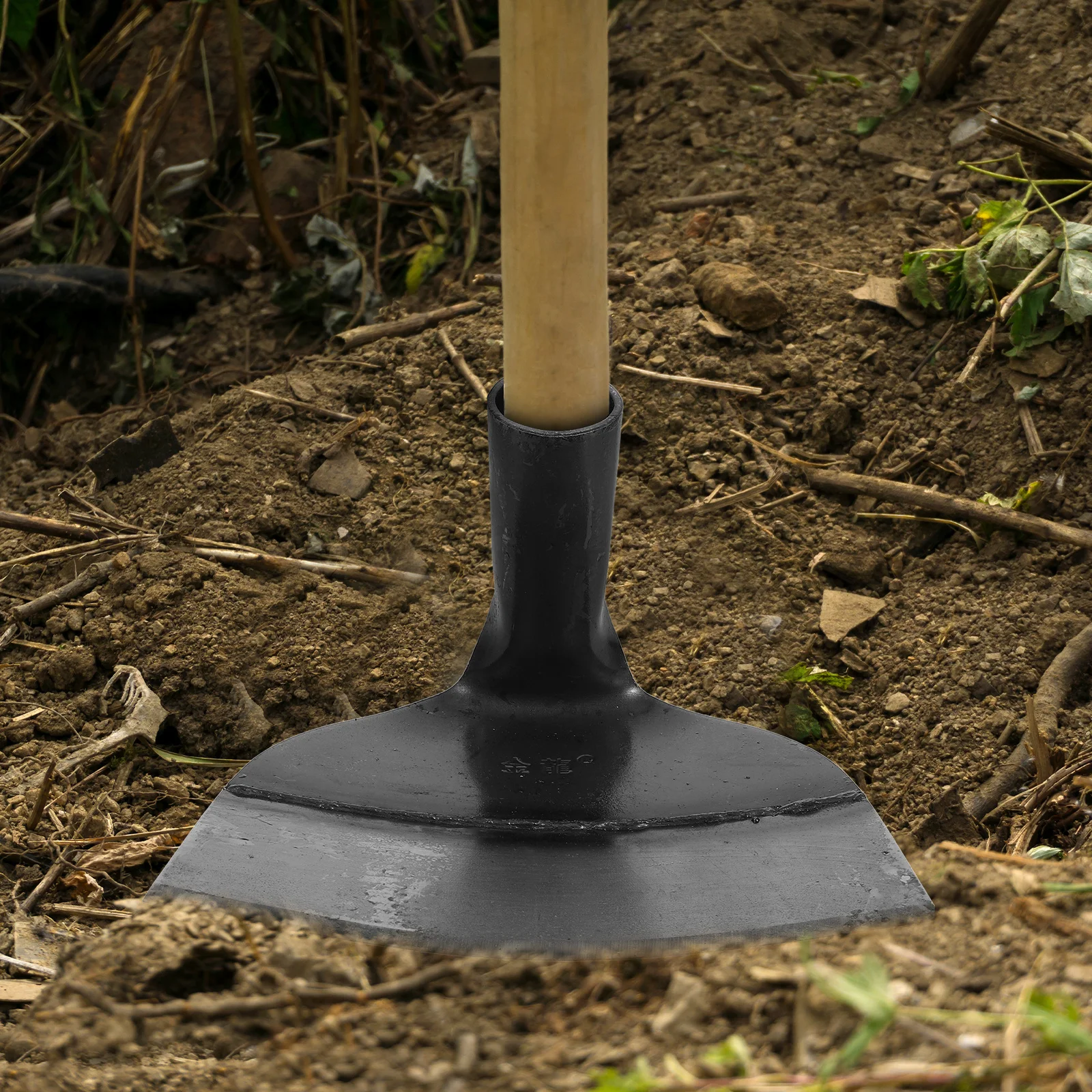 Manganese Steel Garden Hoe Head Compact Sturdy Digging Soil Weeding Flower Planting Gardening Tool Farm Accessory