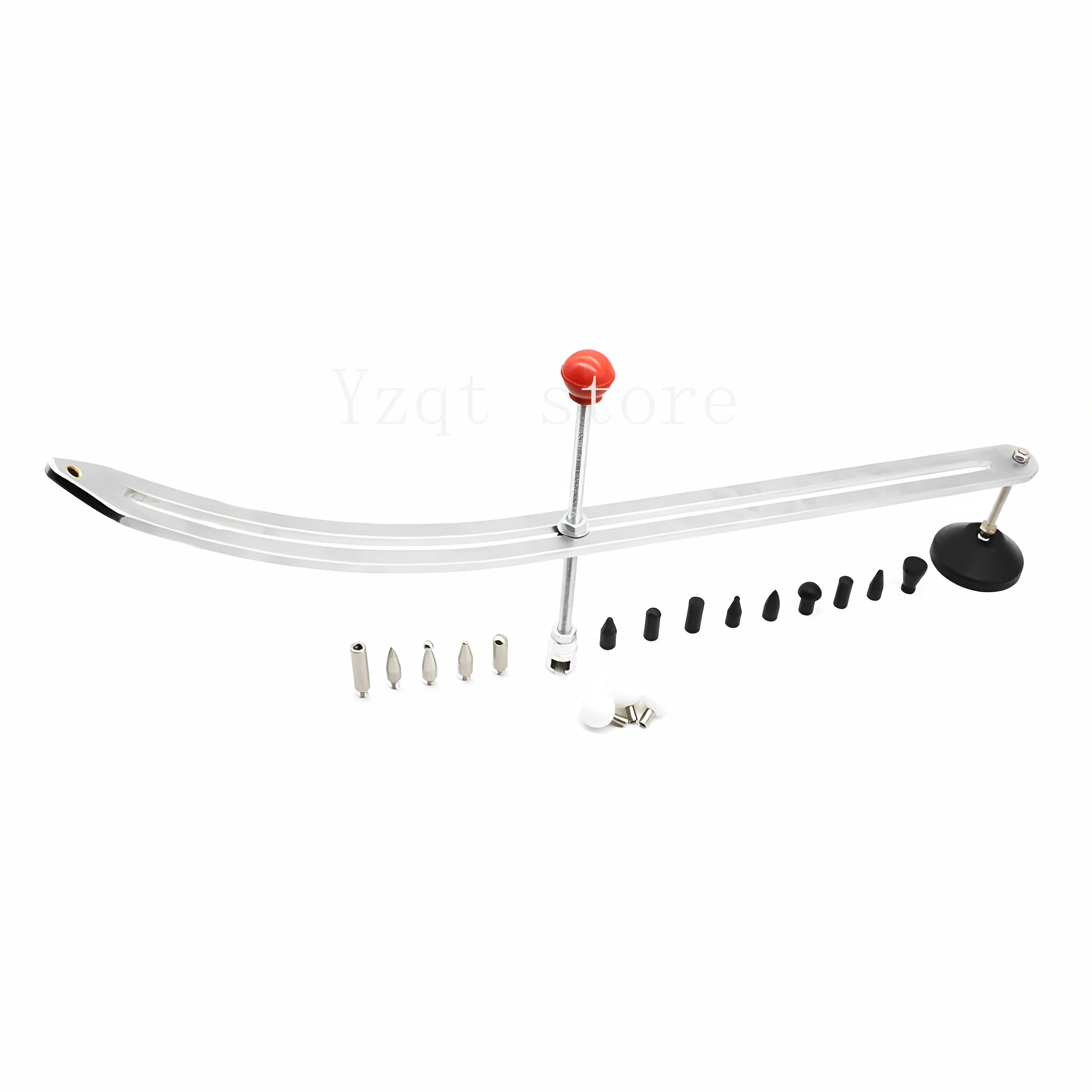 Car wheel eyebrow depression repair slide bar skid plate sheet metal shaping tool non-marking repair sheet metal crowbar