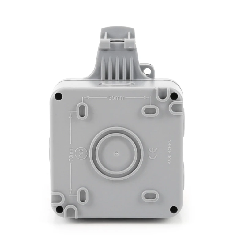 Waterproof Switches Socket Box Single Outlet Cover Outdoor Electrical Outlet Box