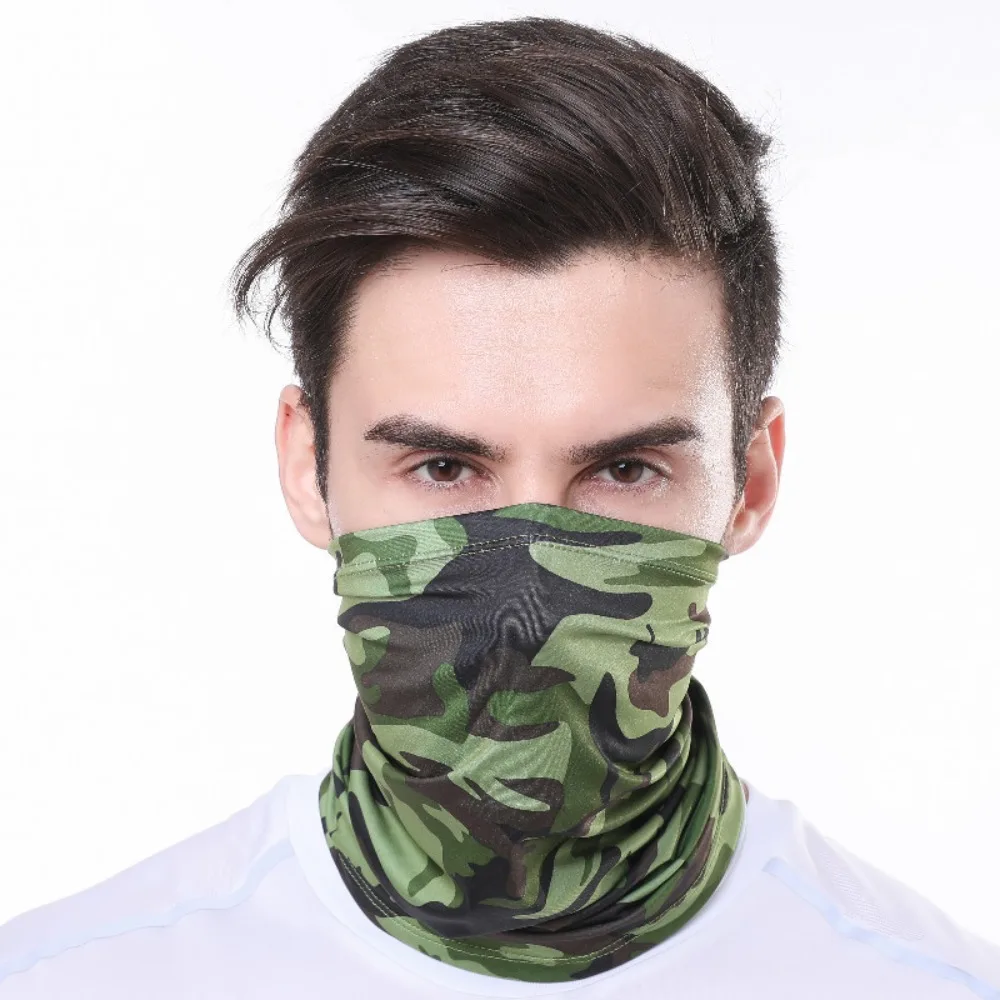 Breathable Mountaineering Face Mask Windproof Sweat-absorbent Mountain Climbing Scarf UV Protection Seamless Cycling Headscarf