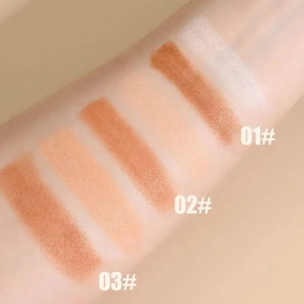 ใหม่ Double-headed V Face Contouring Stick 2-in-1 คอนซีลเลอร์ติดทนนานปากกาแต่งหน้า Face Brighten Stick