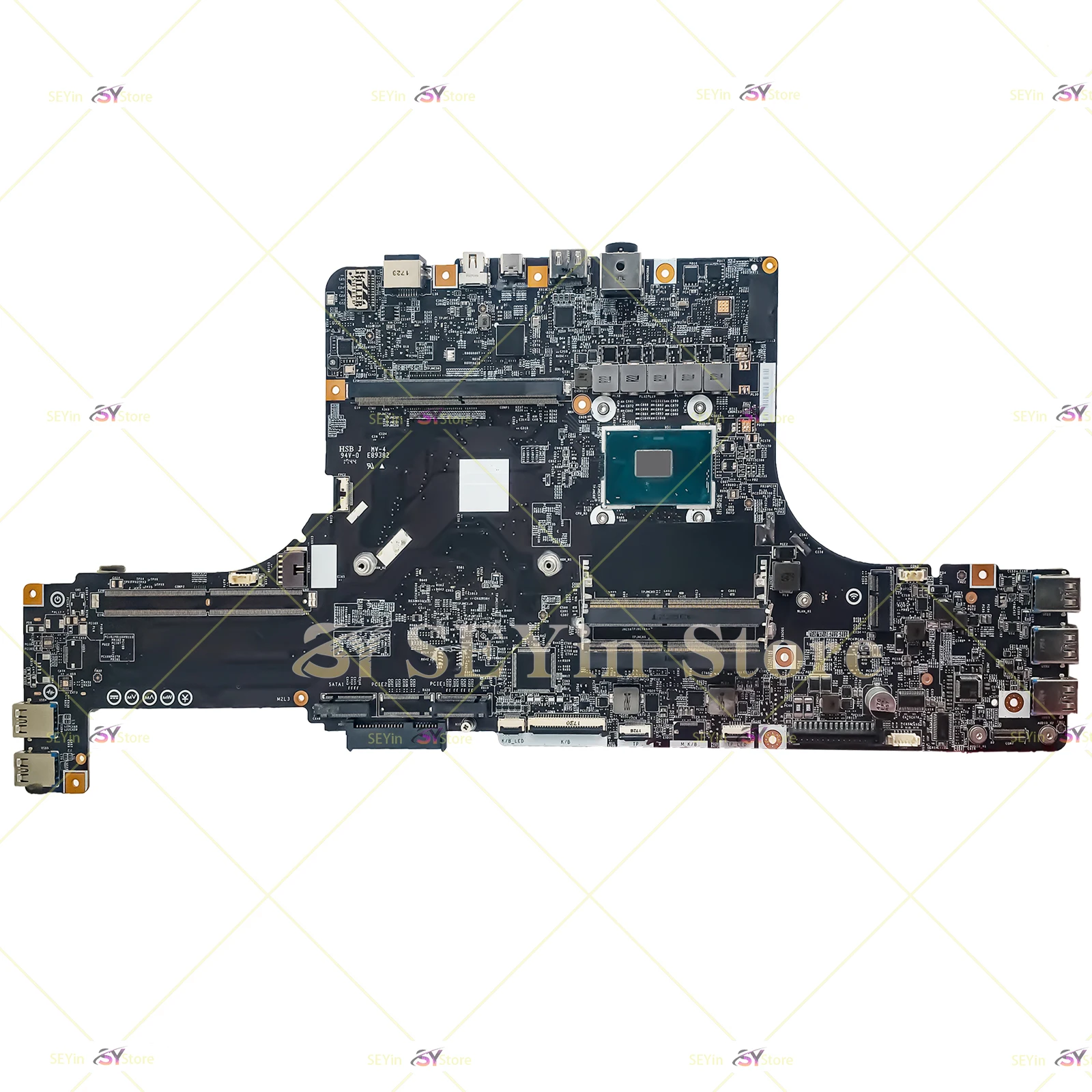 MS-17A11 Mainboard For MSI GT73VR (7TH GEN) MS-17A1 Modern  Laptop Motherboard I7-7700HQ 100% Working