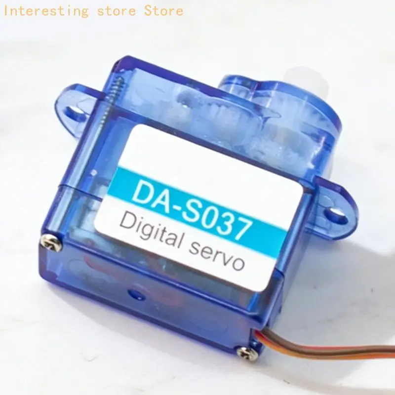 20 mm Servomotor 3,7 G 4,3 G mit transparentem blauem Gehäuse für Modellflugzeuge 55KC – Detail 9
