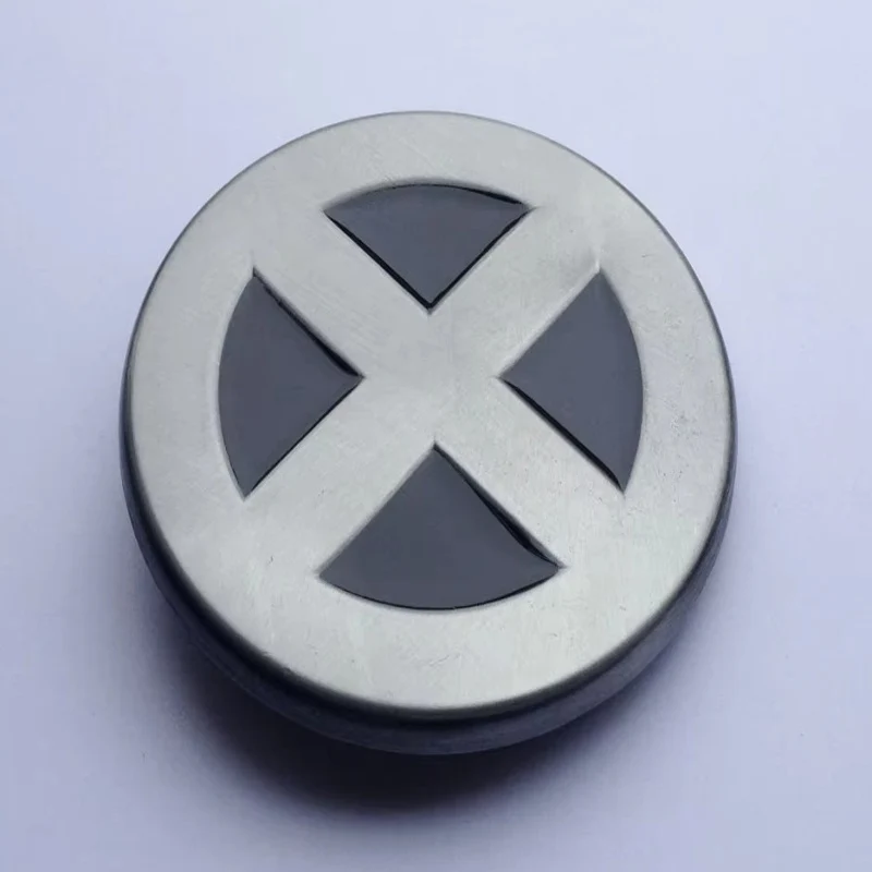 Black and Sliver Xman Superhero Belt Buckle