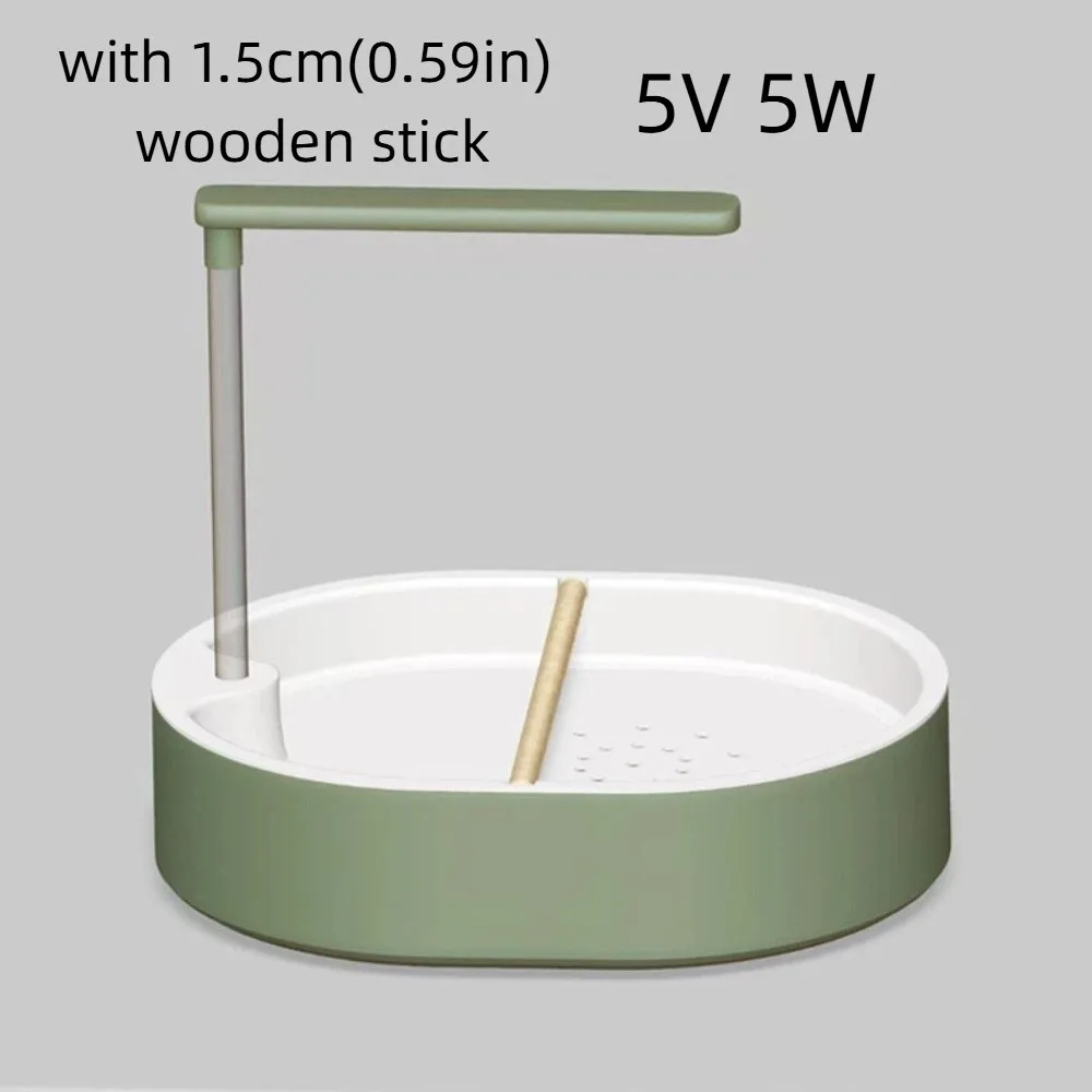 Bañera Automática para Pájaros con Agua Circulante y Barra de Descanso, Bañera para Pájaros de Gran Capacidad, Ducha para Pájaros, Piscina de Baño Confortable para Loros
