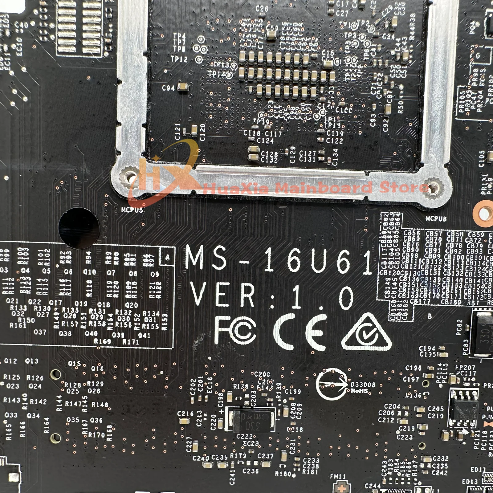 Mainboard For MSI MS-16U61 MS-16U6 Alpha 15 Laptop Motherboard R5 R7 3th Gen RX5300M/V3G RX5500M/V4G