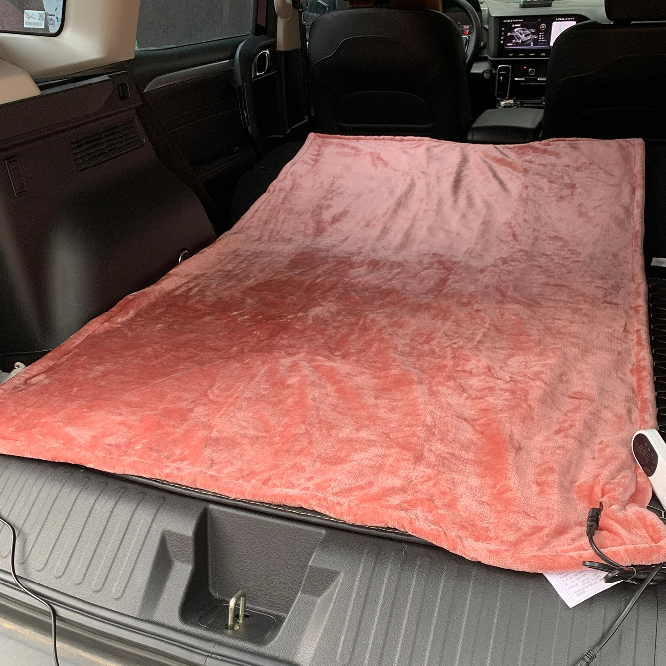 Heated Car Blanket 12-Volt Electric Blanket for Car Truck SUV or RV Portable Heated Throw Warm Blanket for Camping Washable