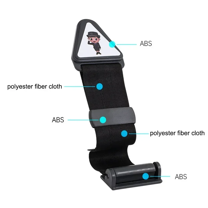Car Child Seat Belt Retainer Children Shoulder Guard Buckle Adjuster for Kids Seatbelt Adjustment and Fixation Anti-stroke Belt
