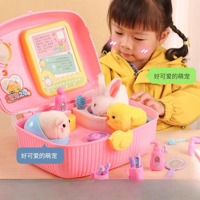 Casa per allevare il pulcino Ragazzo e ragazza Simulazione della principessa Casa da gioco Giocattoli per animali domestici