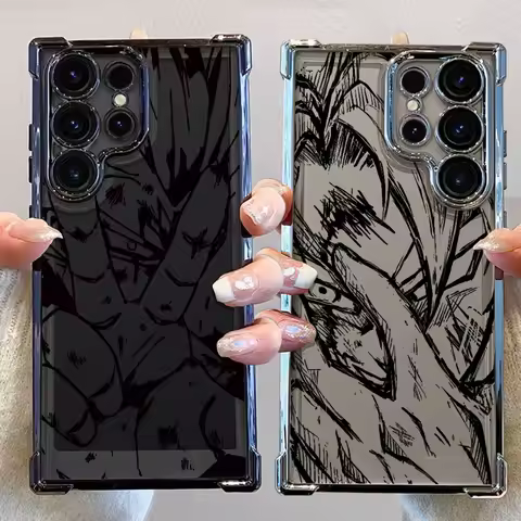 Phone Case for Samsung Galaxy S25 Edge S24 S20 FE S22 Ultra S21 Plus S23 Soft Cover Hot Dragon Ball