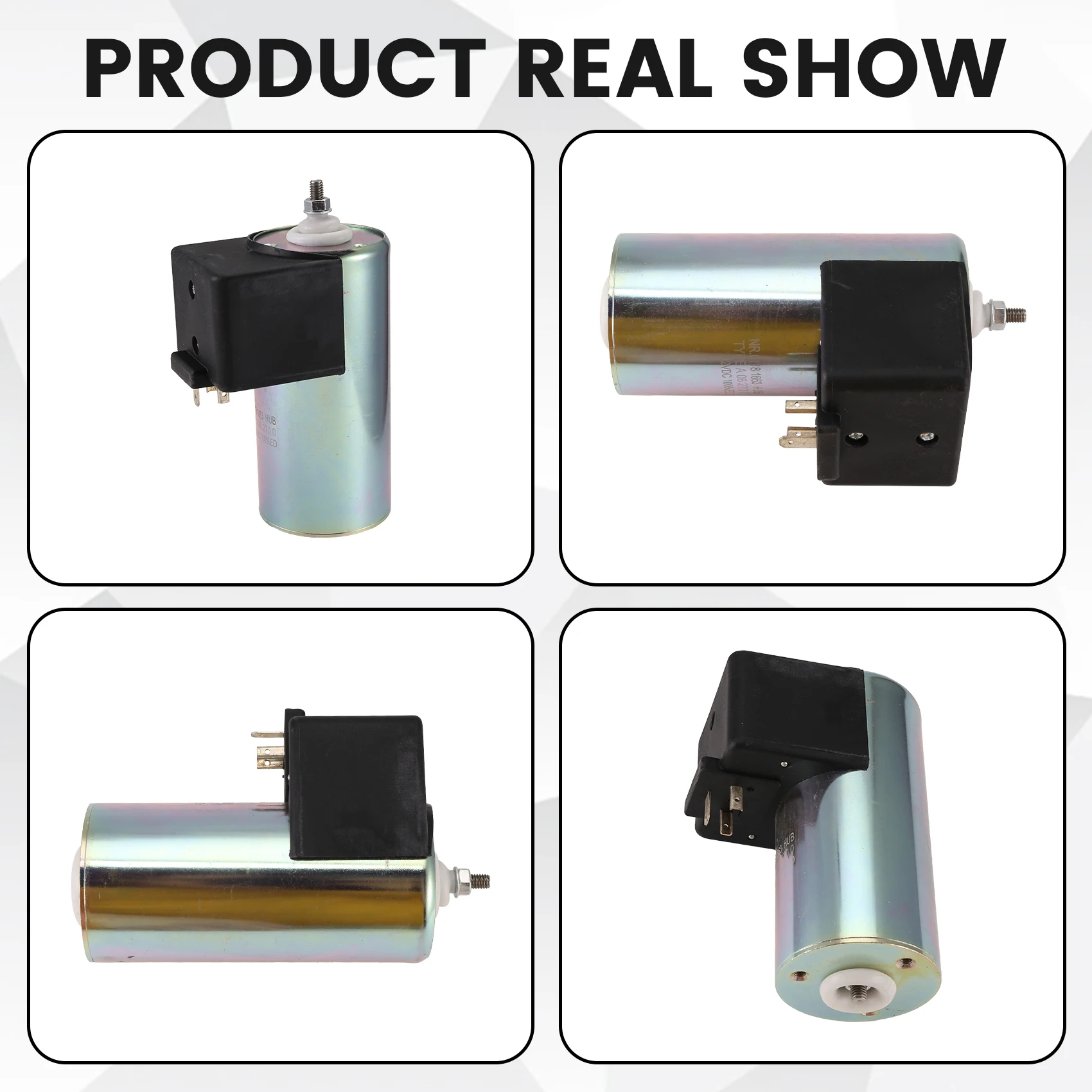 

NEW-01181663 12V Fuel Shutoff Solenoid For Deutz F4L913 BF6L913 BF4L913 BF4L913 Diesel Engine 01181665