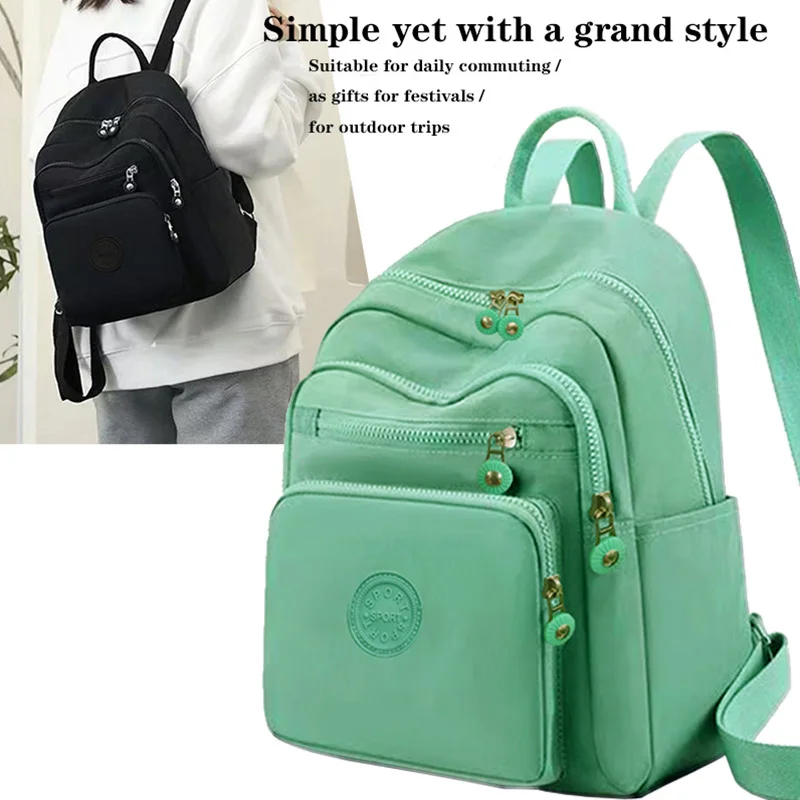 Elegant Stylish Multi-Color Backpack Adjustable-Strap Lightweight for Daily Use School & Work Casual Functional Compact Bag