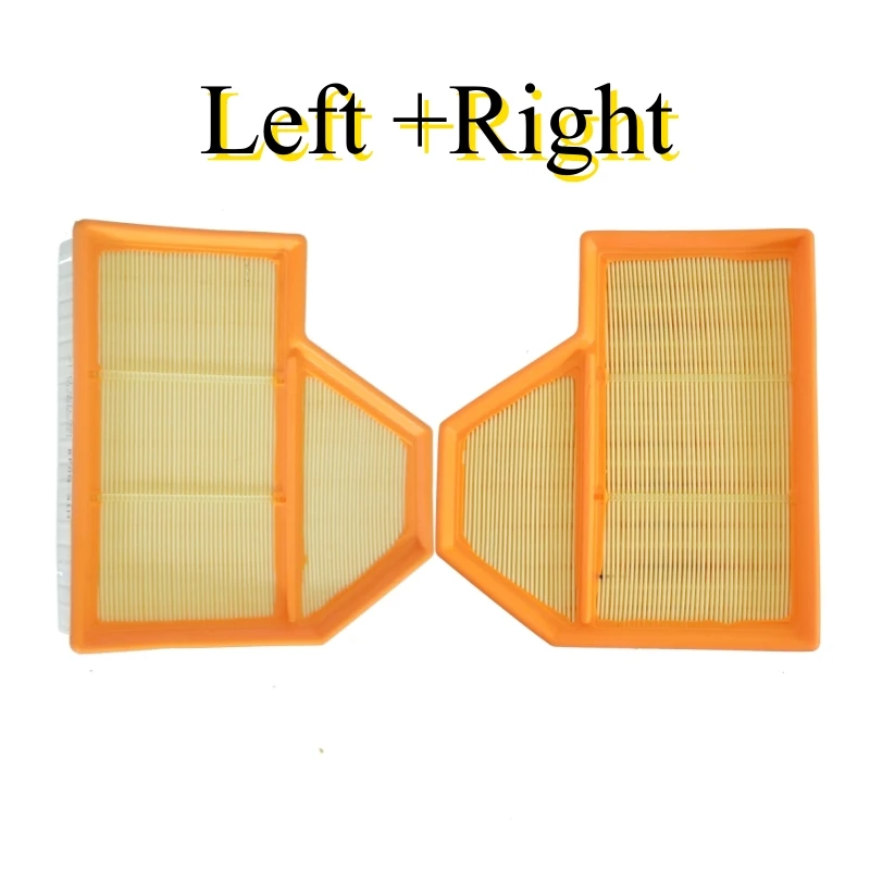 2​PCS Car Engine Air Filters For BMW5 (E60) M5 2004-2009/5 Touring (E61)M5 2010 BMW 6 (E63) M6 2005-2010 13727834715 13727834714