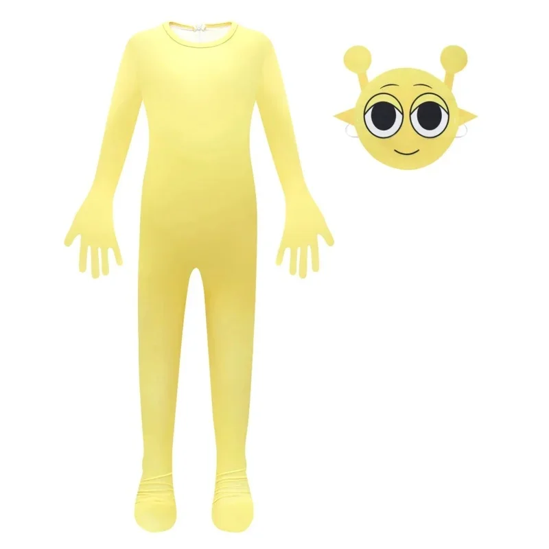 ♥ 2026 New Anime Cosplay Halloween Costume Game Sprunki Plush Jumpsuit Christmas Birthday Party Fancy Carnival Costu ★ Look at m view 2