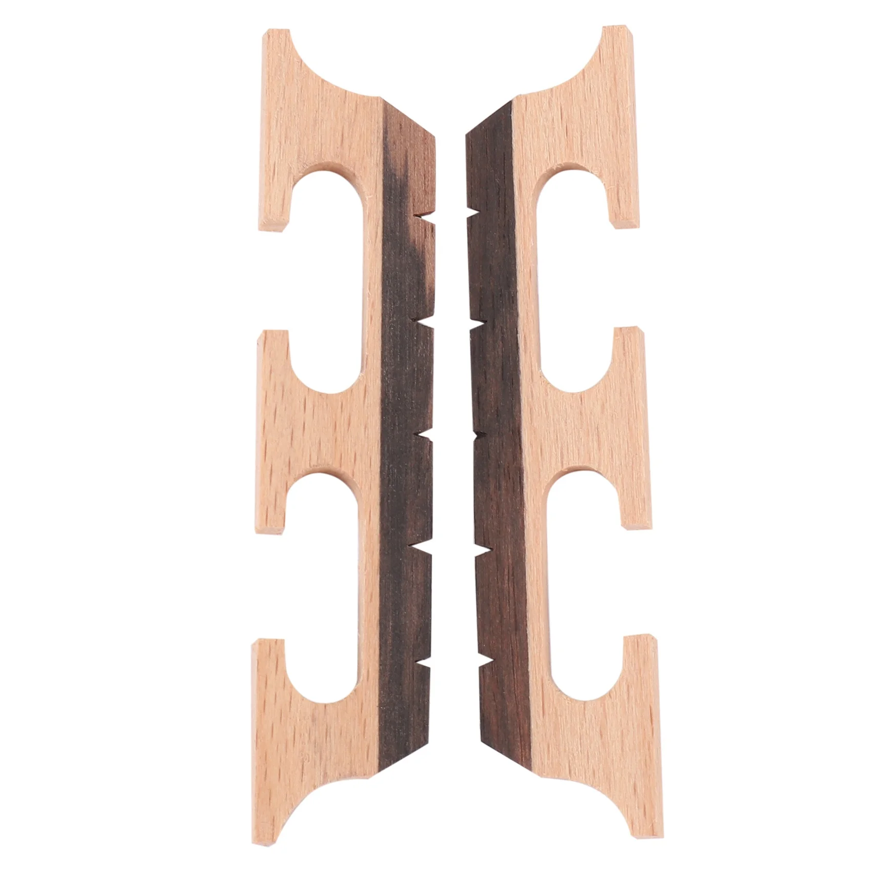 2Pcs Banjo Bridge 5-String Maple Banjo Bridge Wooden Accessories