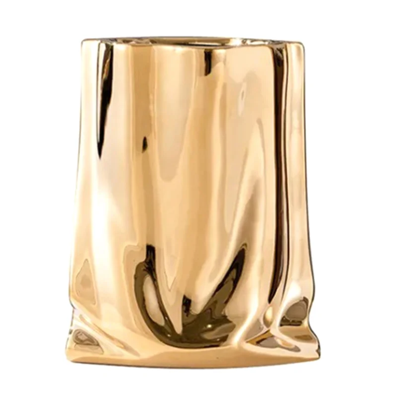 

ABUP-скандинавские гальванические вазы, ваза для цветов для гостиной, украшение для дома, цветочная композиция, цветочный горшок-B Du