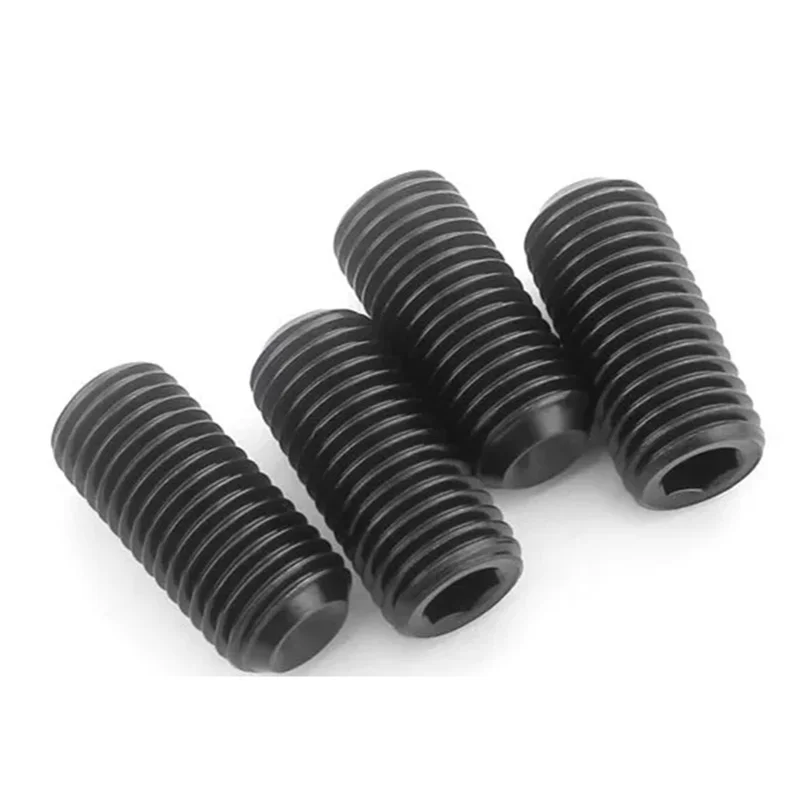 M2*2-10 M2.5*2.5-12 M3*3-16 M4*4-25 M5*4-40 M6*5-60 black alloy steel socket cup point set screws grub screws429