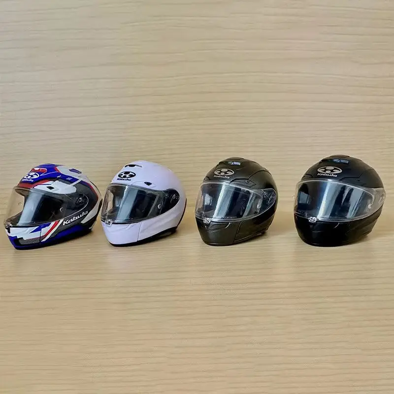 Capacete de Motocicleta So-Ta Scale Kabuto F-17 Genuíno, Modelo de Simulação de Capacete de Corrida, Acessório de Coleção e Ornamento